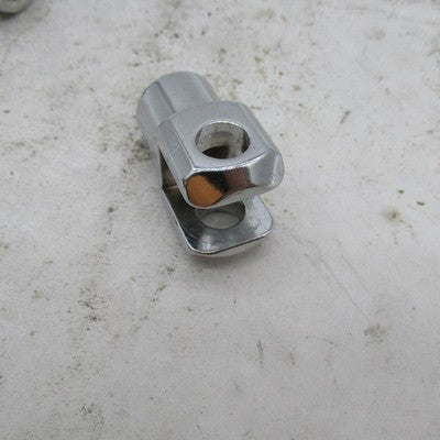 Pair of Harley Davidson Genuine NOS Chrome Footpeg Mounts Clevis Male