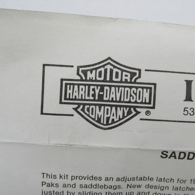 Harley-Davidson OEM 82 FLT Tour-Pak Saddlebag Lock Service Kit 53513-8