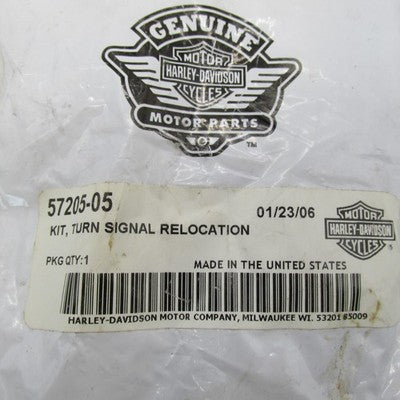 Genuine Harley-Davidson OEM NOS V-Rod VRSC Turn Signal Relocation Kit