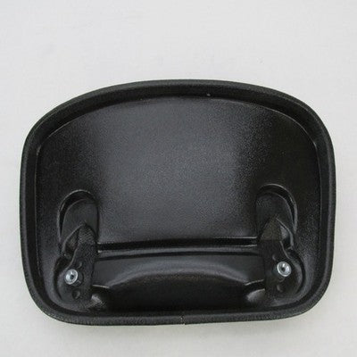 Vtg Harley Davidson OEM NOS Brown Cloth Black Vinyl Backrest Seat Pad
