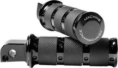 Performance Machine XLS Foot Pegs Black Passenger 0035-1249M-B