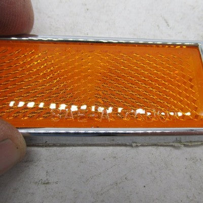 Harley Davidsn OEM Amber Fender Reflector Set Chrome Frame 1972+ Sprts