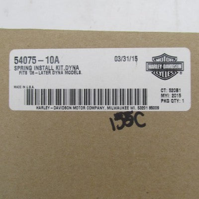 Harley Davidson Genuine NOS NIB Dyna Spring Saddle Install Kit 54075-1