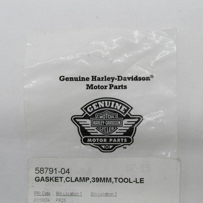 Lot of 2 Harley OEM NOS 39mm Quick-Release Windshield Clamp Gasket 587