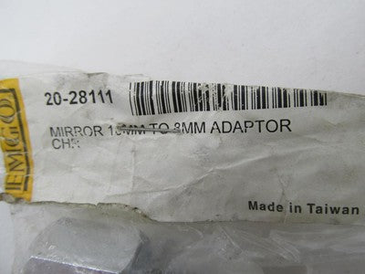 Emgo Triumph Chrome Mirror Adapter 10MM to 8MM 20-28111