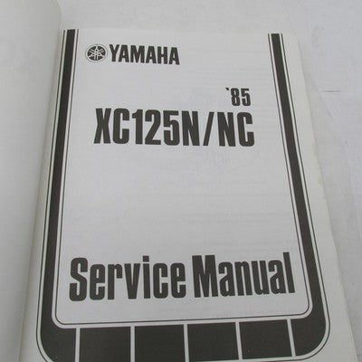 Yamaha 1985/1985 XC125N NC Service Manual LIT-11616-04-16