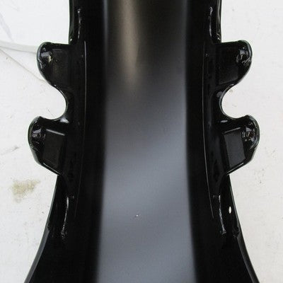 Harley Genuine Vivid Black Front Fender w/ Chrome/ Silver Tip FLHRCI 5
