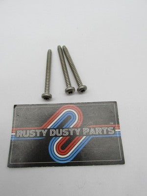 LOT of 3 Harley OEM NOS #10 x 2" Torx Pan Head Type A Tapping Screws 2