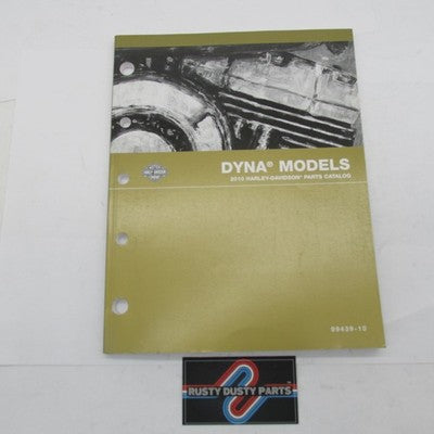 Harley-Davidson Official Factory 2010 Dyna Models Parts Catalog 99439-