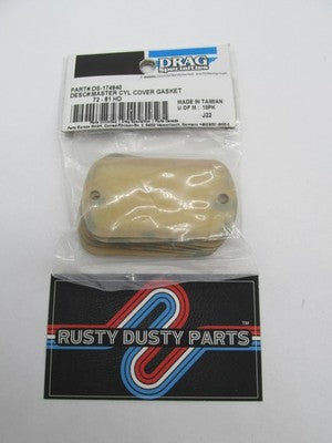 Lot of 8 Drag Specialties NOS Master Cylinder Cover Gasket DS-174940