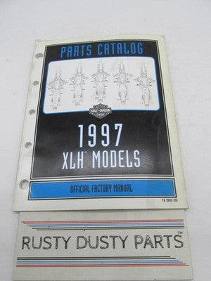 Harley-Davidson Official Factory 1997 XLH XL883 Parts Catalog 99451-97
