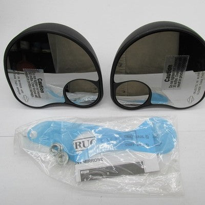 Harley Davidson Genuine NOS Pair of Split Vision Fairing Mirrors 92085