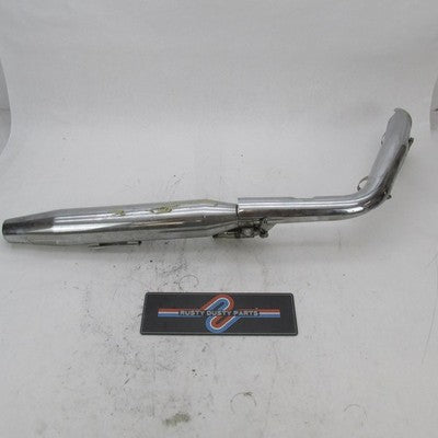 Harley Davidson OEM Chrome Right Hand Exhaust Muffler w/ Header Pipe 6