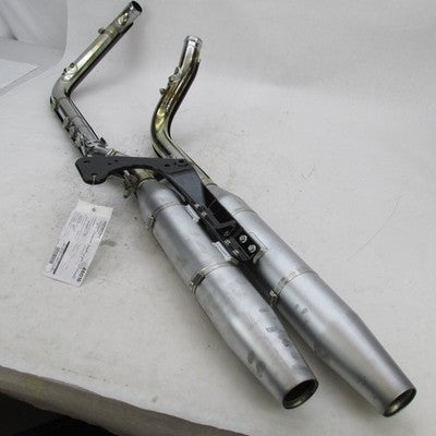 Harley OEM Complete Dual Exhaust System Headers Heat Shields Mufflers