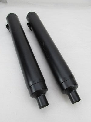 Indian Genuine Pair of Stock Exhaust Mufflers, Black