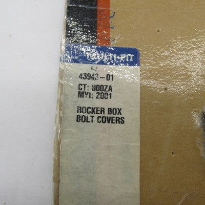Harley-Davidson Genuine OEM NOS Rocker Box Bolt Cover Kit Chrome 43943