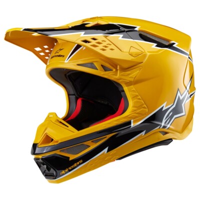 Alpinestars Supertech S-M10 Ampress Helmets Yellow Lg 8300823-1414-L