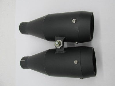Trask Indian Scout Slip On Mufflers, Black TM-3042BK