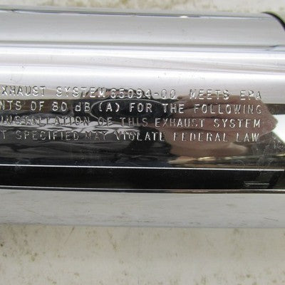 Pair of Harley Davidson OEM Stock Exhaust Mufflers Silencers 65890-00