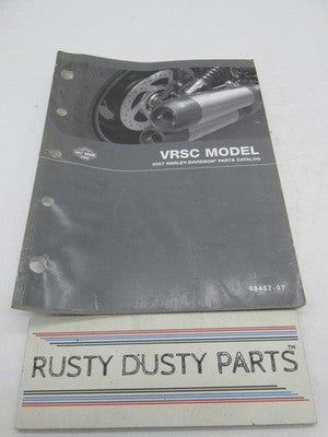 Harley-Davidson Official Factory 2007 VRSC Model Parts Catalog 99457-0