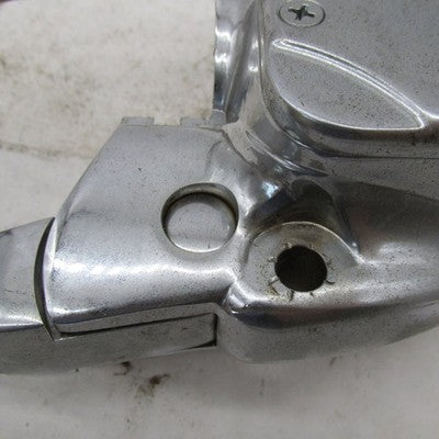 Harley OEM 9/16" Chrome Front Brake Master Cylinder w/ Braided Steel L