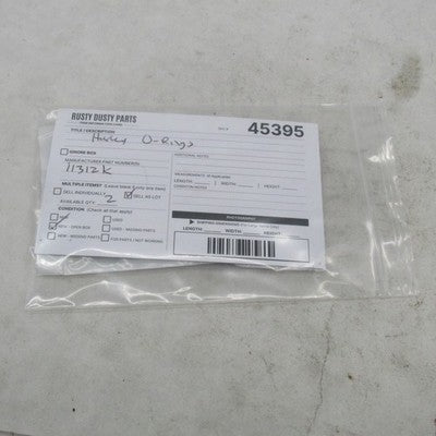 Lot of 2 Harley-Davidson OEM Metric O-Rings 11312K