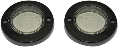 Custom Dynamics Probeam Flat Bezel Turn Signal Adapters Gloss Black w/