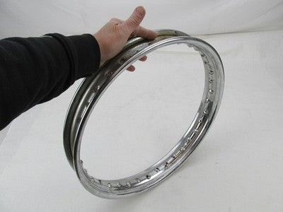Vintage Radaelli Face M Beverate 36 Spoke Chrome Motorcycle Rim 17 X 1