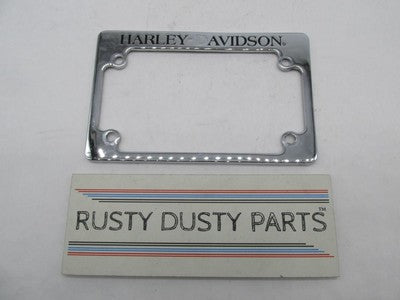Harley-Davidson Genuine Chrome License Plate Frame
