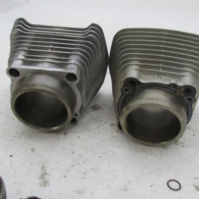 Pair of Harley Davidson OEM Stock XL 883 2.96" Bore Cylinder Jugs & Pi