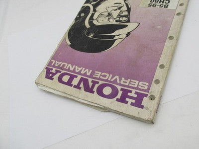Honda Genuine Official 1985-1995 CH80 Elite Motorcycle Service Manual