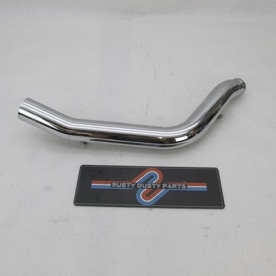Harley OEM Softail Rear Exhaust Head Pipe w/ Chrome Heat Shield 65603-