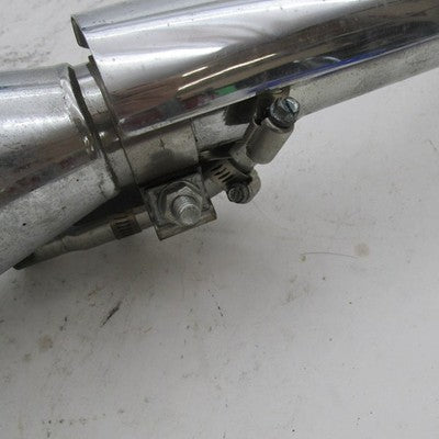 Harley Davidson OEM Chrome Right Hand Exhaust Muffler w/ Header Pipe 6
