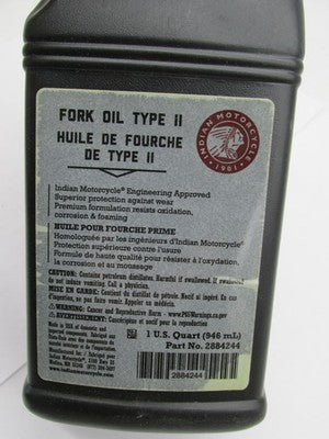 Indian NOS Genuine OEM Challenger Fork Oil Type II 2884244 - 1 QT