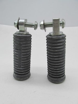 Pair of Harley Genuine Stock Multi-fit Round Driver Foot Pegs Rests Fo
