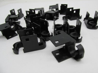 QTY 19 Harley NOS Secondary Lock, 2-Way Female Connector Clips, Black