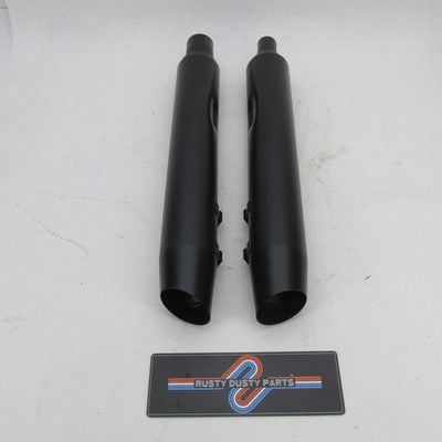 Harley Davidson OEM Touring Black Stock Slip On Mufflers 64900766A 649