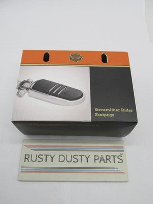 1 Pair of Harley Davidson Genuine NOS Streamliner Foot Peg Kit 50211-0