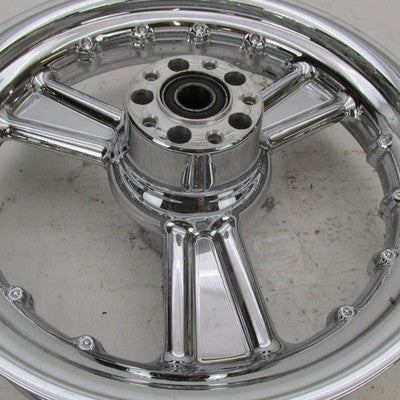 Alcoa Harley Detonator 3-Spoke Chrome Rear Wheel 16"x3" 1" Axle Softai