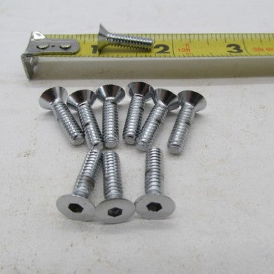 Lot of 10 Genuine Harley-Davidson OEM NOS Chrome Flat Head Allen Screw