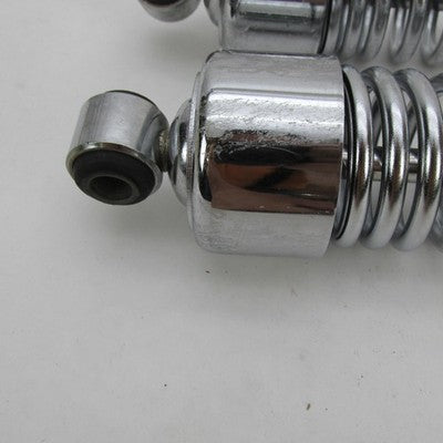 Pair of Harley Genuine OEM Chrome 11-3/4" 11.75" Rear Shock Absorbers