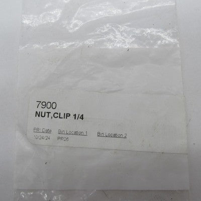 Lot of 2 Harley Davidson Genuine OEM NOS Nut Clips ¼ 7900