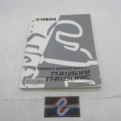Yamaha OEM 2000 Service Manual TT-R125LWM TT-RLWMC LIT-11626-13-51 5HP
