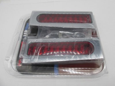 Custom Dynamics NOS Harley Davidson Pair Light Pro Fillerz Red/Chrome