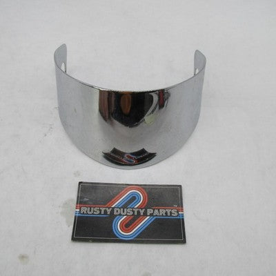 Harley Motorcycle Headlight Visor 5-3/4" Chrome Trim 5.75"