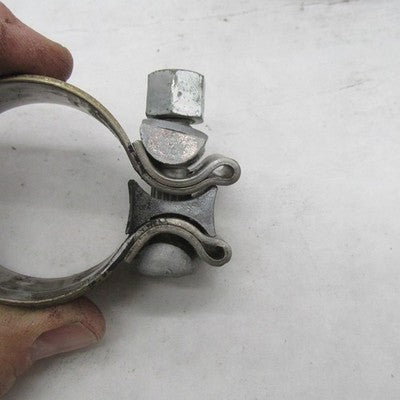 Pair Harley Davidson OEM 1.75" Exhaust Muffler Clamps Touring Softail