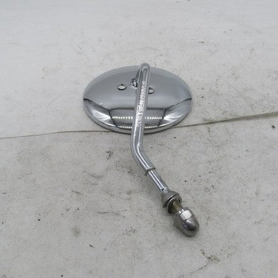 Harley Davidson Genuine OEM Chrome Short Stem Round Mirror Left Side 9