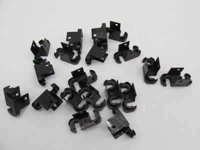 QTY 19 Harley NOS Secondary Lock, 2-Way Female Connector Clips, Black