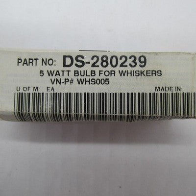 Lot of 10 Silvania NOS 5watt Bulbs for Wiskers DS-280239