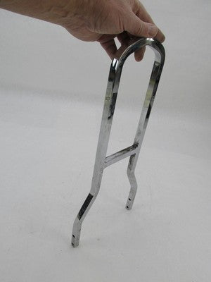 Harley-Davidson Chrome 18.5" Tall Sissy Bar Upright Bracket 8.25" Wide